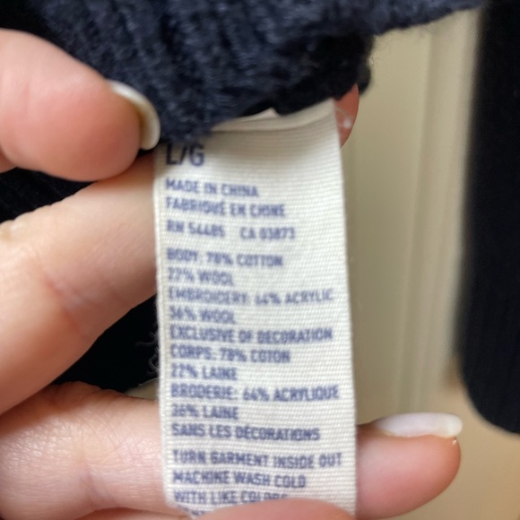 American Eagle Outfitters Men's Dark Blue Cardigan - Picture 3 of 6